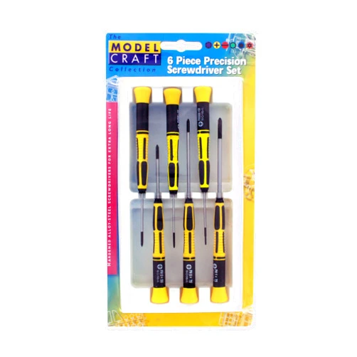 Modelcraft 6-Piece Phillips Screw Driver Set, Pack of 6