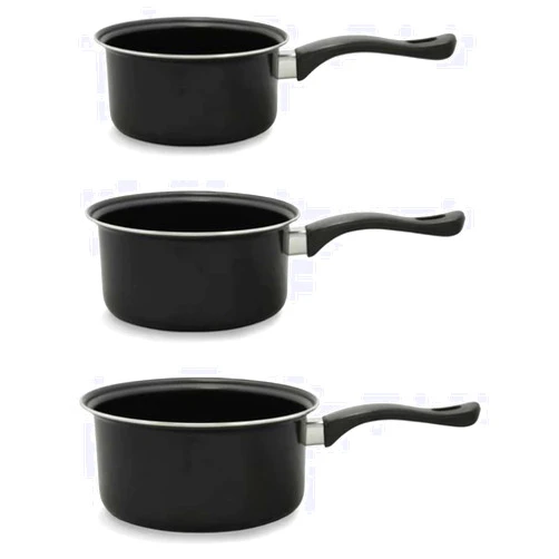 Brentwood saucepan Set, BLACK