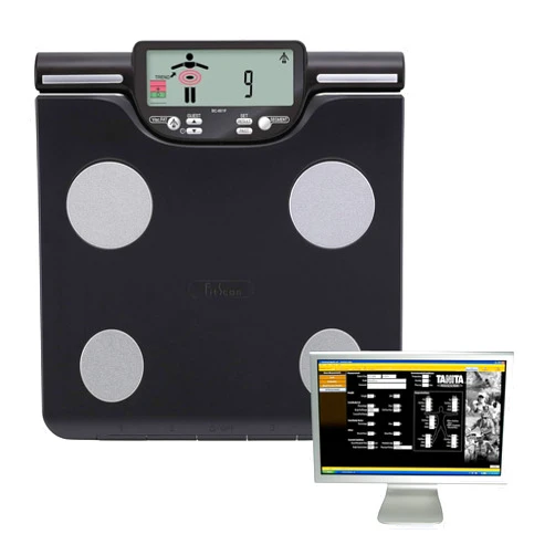 TANITA FitScan BC-601FS Segmental Body Composition Monitor with SD Card - Japan Technology - LCD Display in Handle - Physique & Balance Tracker - 330 lb Capacity - Athlete & Guest Mode