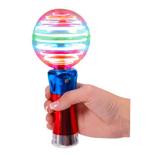Flashing Panda Meteor Storm LED Changing Pattern Spinner Wand