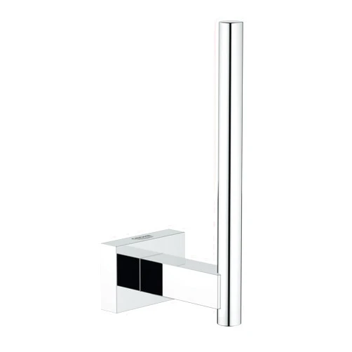 Grohe 40623001 Essentials Cube Spare Toilet Paper Holder, Starlight Chrome