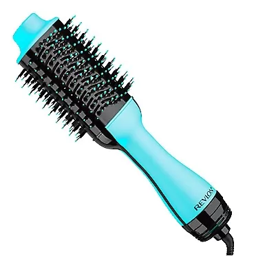 REVLON One-Step Hair Dryer And Volumizer Hot Air Brush, Mint