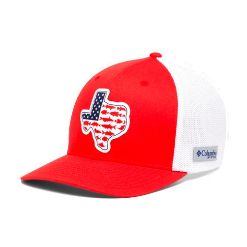 Columbia Women's PFG Stateside Mesh Ball Cap-High Crown