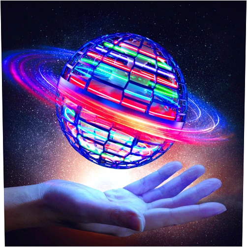 Amoyasite 2024 Flying Orb Toy for 6-12+ Years Old Girls & Boys, Hover Ball Boomerang Fly Magic Galaxy Ball, Hand Mini Drone Orbit Fidget Spinner, Cool Stuff Christmas Birthday Toy Idea
