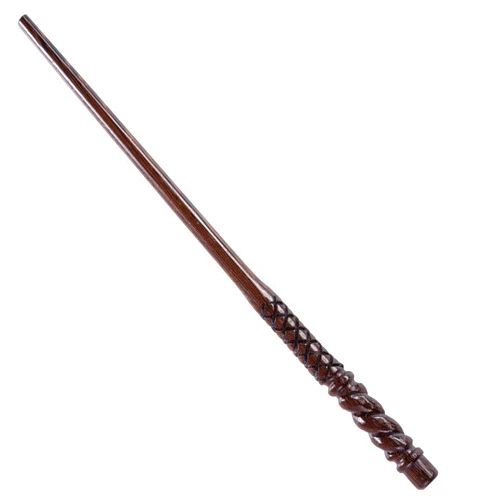 Handicraftviet - Hand Carved Wooden Magic Wand, Wizard Wands Real Wood/Wooden Wands for Magical/Collectible Cosplay Magic Fred Weasley Wand for Halloween, Christmas and Birthday Party 15 inch (S12)