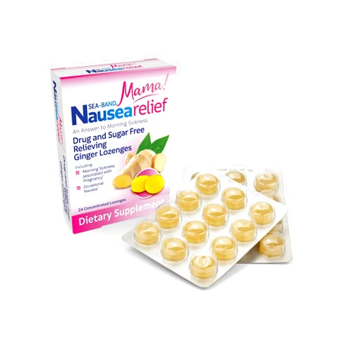Sea-Band Ginger Mama Lozenges, Drug and Sugar Free, for Motion Sickness and Nausea Relief*