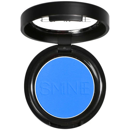 IS'MINE Single Blue Matte Eyeshadow Powder Palette High Pigment, Longwear, Intense Color Best Blue Eyeshadow