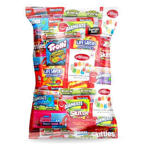 Pisoka Assorted Candy Mix - Variety Pack of Gummies, Sour Candy, and Chewy Treats (4 LB)