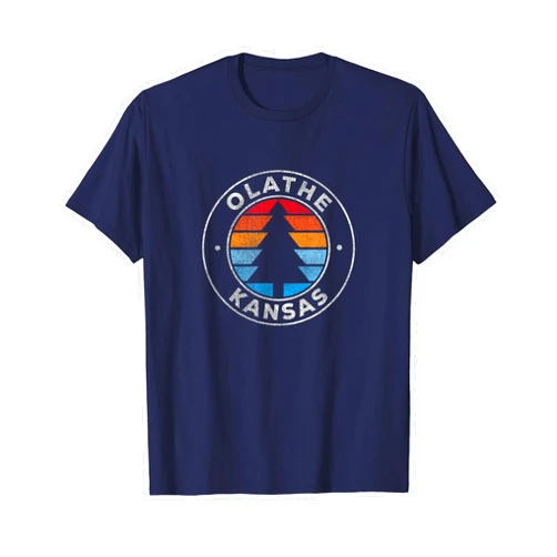 Vintage Olathe KS Shirts & Retro Tees Olathe Kansas KS Vintage Graphic Retro 70s T-Shirt