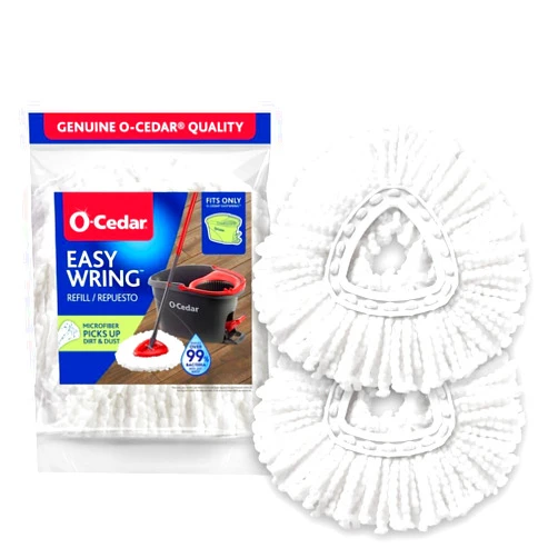 O-Cedar EasyWring Spin Mop Head Refill (Pack of 2)