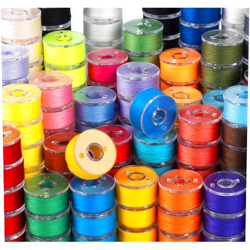 ilauke 210 pcs Bobbins Sewing Thread, SizeA Class15 Prewound Sewing Bobbins for Sewing Machine, 36 Colors Polyester Sewing Threads Compatible for Brother/Singer/Babylock/Janome Machine, 60WT