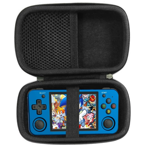 Generic Suw EVA Travel Carrying Case For Voacle RG353M Handheld Game Console Aluminum Alloy CNC Process Dual OS Android 11 Linux System 5G WiFi 4.2 Bluetooth Built-in 64G 4452 Games (Case Only)