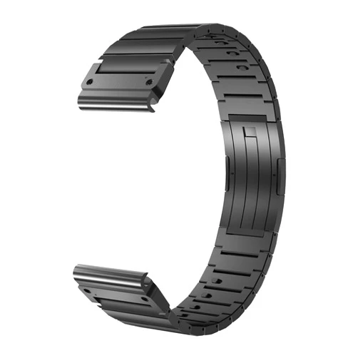 AHNHSKY 26mm Titanium Band Compatible with Garmin Watch Fenix 7X Pro Sapphire Solar/7X/6X Pro/6X/5X Plus, Metal Quickfit Watch Strap with Double Button Clasp for Enduro 2/Tactix 7