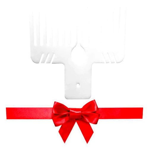Suxgumoe Bow Maker Tool, Plastic Bow Maker Comb, Handmade Creative Bow MakerTool for Creating Gift Bows, Wrist Corsages, Home Decorations, Hair Bows, Holiday Wreaths