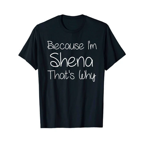 Custom Mother Christmas Mom Girl Wife First Names SHENA Funny Personalized Birthday Women Name Gift Idea T-Shirt
