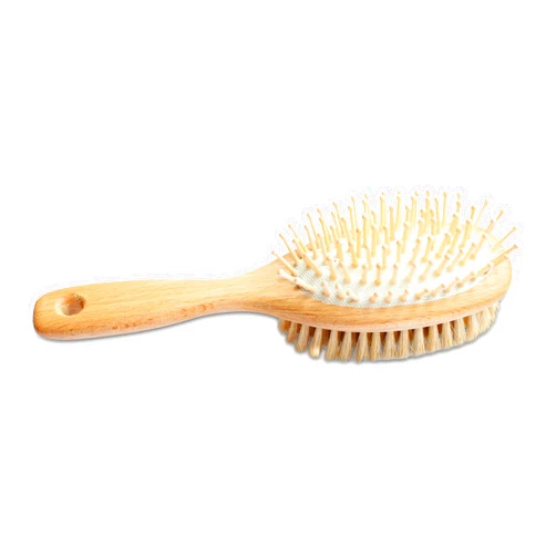 Mars Coat King Mars Professional Wood Pin and Bristle Brush for Horses, Mane and Tail, Made in Germany