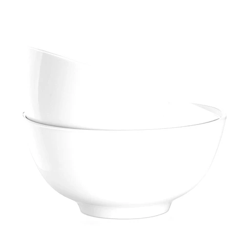 DOWAN Soup Bowls, Ramen Bowl for Noodle, 39 Ounce large Cereal Bowls for Kitchen, 7 Inches Salad Bowls, Microwave and Dishwasher Safe, White