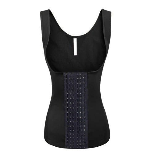 Evanhome Women's Waist Trainer Cincher Underbust Corset Vest Steel Boned Hourglass Body Shaper With Hooks S-4XL
