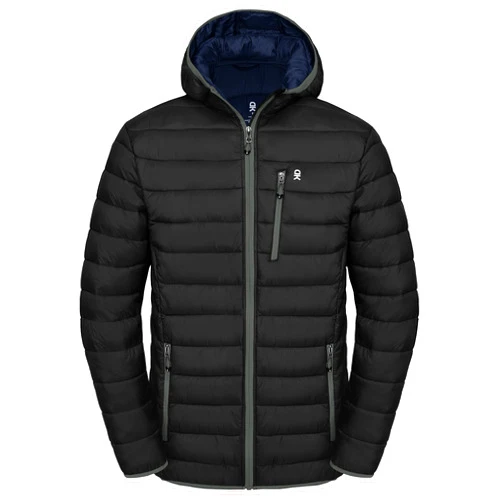 Little Donkey Andy Men's Packable Puffer Jacket Lightweight Hooded Windproof Winter Coat with Recycled Insulation