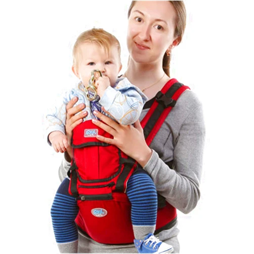 TLTLTL Baby Carrier for Newborn, 4-in-1 Newborn to Toddler Baby Carrier Backpack and Front Baby Sling Carrier Up to 36 Months,Red