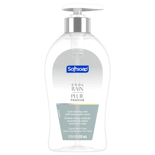 Softsoap Cool Rain Liquid Hand Soap, Dewy Melon Scent, 11.25 oz Bottle, 6 Pack