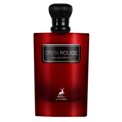 Maison Alhambra Opera Rouge Eau De Parfum Spray - 100ml (3.4 oz), Playful Blend of Fruity, Floral & Creamy Warmth, Long-Lasting Fragrance for Women & Men