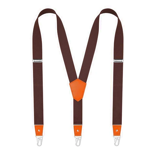 DEOBOX Suspenders for Men Heavy Duty Snap Hooks with 1.4 Inch Elastic Straps Y-Back Adjustable