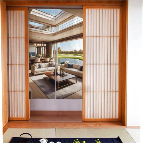 GangHao Golf Yacht Club Printed Doorway Curtain Window Curtain for Privacy Partition Divider Kitchen Home Room Decorations