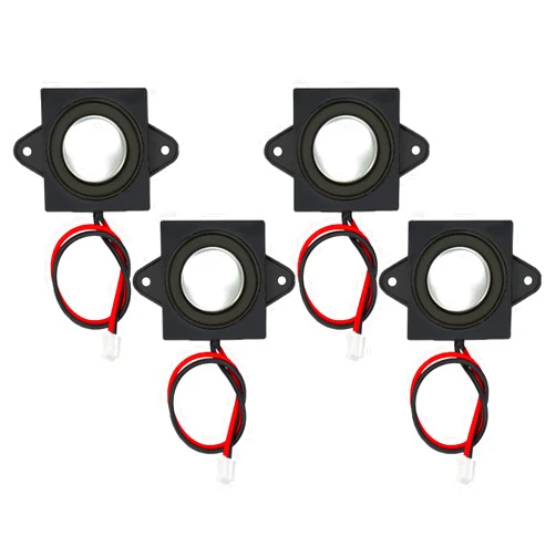 ALMOCN 4PCS Single Cavity Mini Speaker 3W 8Ohm Full-Range Cavity Advertising Machine Speaker with JST-PH2.0mm 2 pin Interface