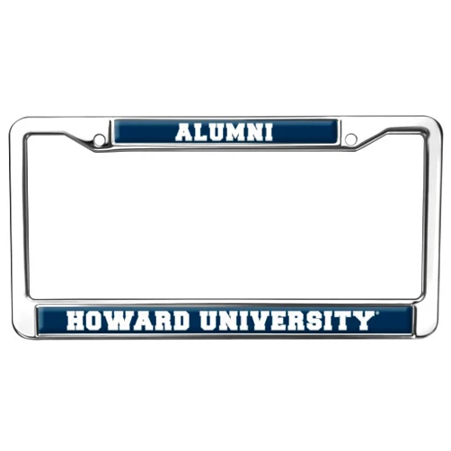 GRAPHICS & MORE Howard University Alumni Logo Full Size Standard License Plate Metal Frame