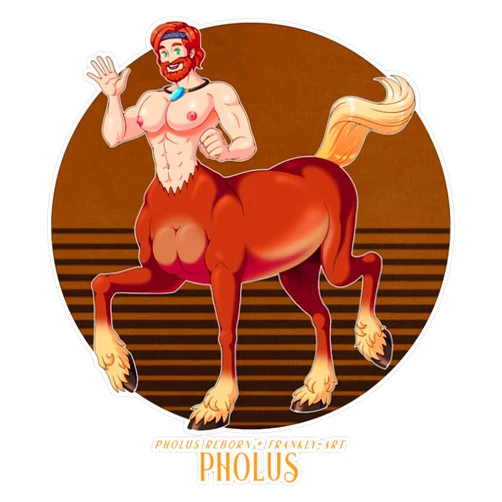 CRR Graphics Pholus Reborn Pholus The Centaur Reborn Bumper Sticker Vinyl Decal 5