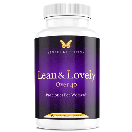 Senshi Nutrition Lean & Lovely Menopause Support Probiotics for Women - Hot Flashes Night Sweats Mood Swings - Natural Menopause Relief Supplements for Women - Helps Pre Post and Perimenopause - 30 Servings