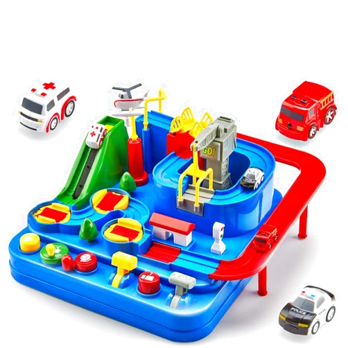 Jbery Toys for 3 Year Old Boys - Large Race Track - 3 Year Old Boy Birthday Gift Ideas - Car Toys for Boys 3-4-5-6-7 - Montessori/Thinking/Fine Motor Skills Toys