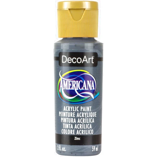 DecoArt Americana Acrylic Paint, 2-Ounce, Zinc