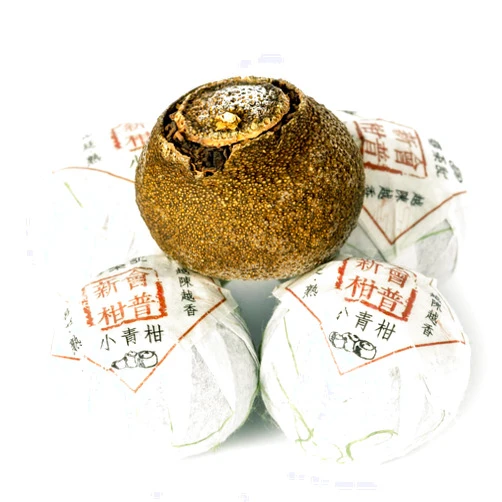 Teavivre ® Xinhui Green Mandarin Orange Ripened Pu-erh Tea Chinese Loose Leaf Tea – 3.5oz / 100g