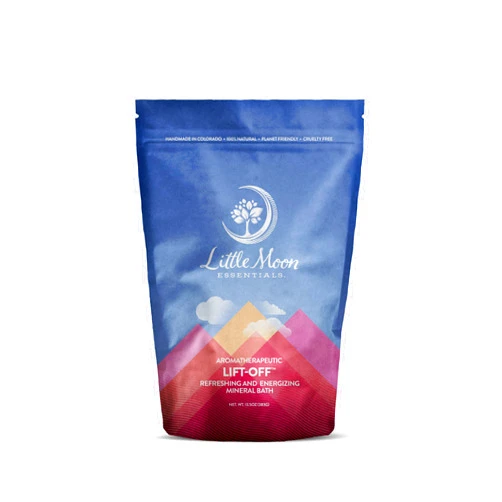 Little Moon Essentials Refreshing & Energizing Mineral Bath Salt, Lift-Off, 13.5 oz.