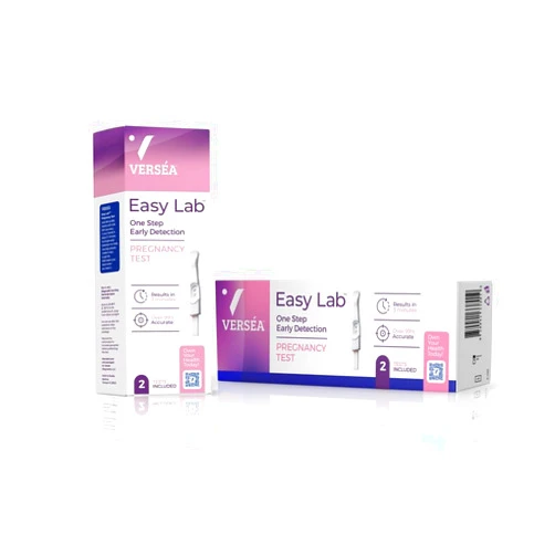 Verséa Versea Pregnancy Midstream Tests, 2 Tests, Early Detection Test, 3 Minute Easy Read Result, Accurate Testing Kits, One Step Easy Lab Home Test