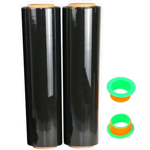 CHUANGSEED 2-Pack Black Stretch Wrap 18