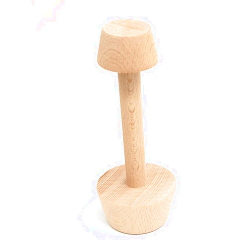 Msiud Wooden Egg Tart Tamper, Double Side Egg Tart Mold Baking Design Kitchen DIY Tools Pastries Press Tool Cake Pastry Pusher Shaping For Tarts Muffins Pecan Pies Cheesecakes Desserts