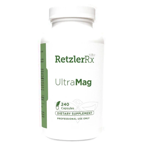 HormoneSynergy UltraMag (240 Caps) | Proprietary Blend of Patented Albion’s ® TRAACS ® 250 mg Magnesium lysinate glycinate | 828 mg Malic Acid as dimagnesium Malate - Now Stearate Free!