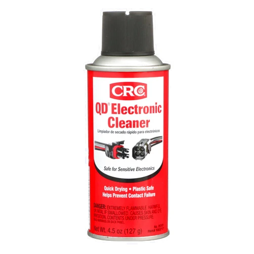 CRC QD Electronic Cleaner 05101 – 4.5 Wt. Oz., Plastic Safe Cleaner, Safe for Sensitive Electronics