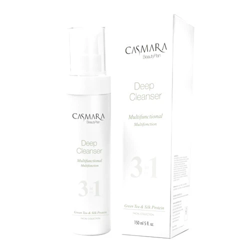 Casmara Deep Cleanser Multifunctional 3in1 Green Tea and Silk Protein