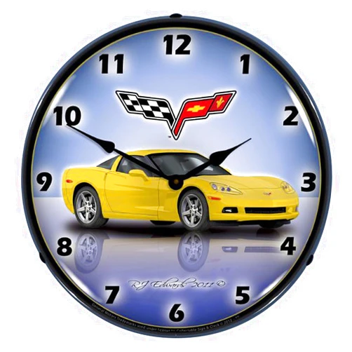 Collectable Sign and Clock GMRE1112350 Velocity Yellow 14