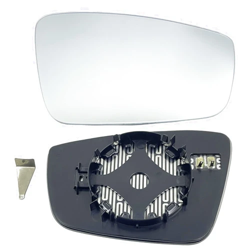 Danbojit Vw Passenger Side Heated Mirror Glass Compatible with 2011-2018 Volkswagen VW Passat Mirror Glass Beetle Jetta Power Convex Right Side Mirror Glass with Rear Holder