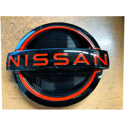 GENERIC New OEM 2022-2024 Nissan Frontier Front Grille Emblem - RED Accent