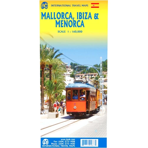 By ITMB Publishing LTD (Author) Mallorca, Ibiza, & Menorca Travel Reference Map 1:160K