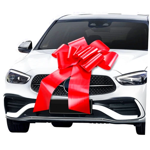 Aidwey 30 Inch Big Car Bow - Red Giant Bow for Cars, Presents, Christmas, Birthdays, Wedding, Anniversary, Party and Any Occasion (1 Pack)