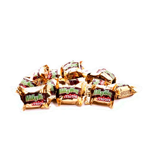 Blair Candy Milky Way Milk Chocolate Minis - 5 LB Resealable Stand Up Storage Bag - Individually Wrapped Chocolates - Bulk Milk Chocolate Candies for Parties or Holidays