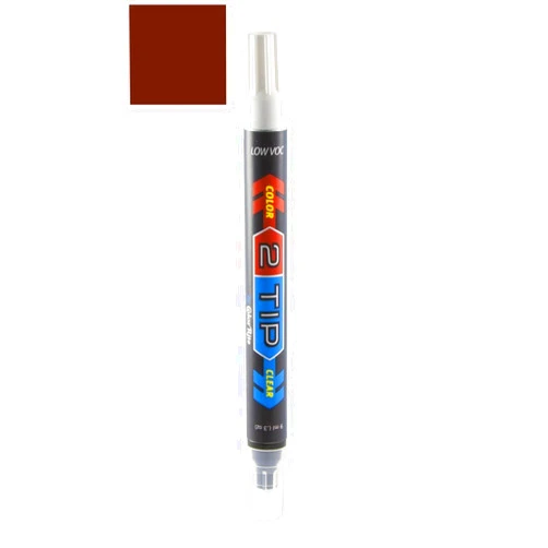 ColorRite 2Tip for Mercedes-Benz All Automotive Touch-up Paint - Maroon DB-501 - Color-and-Clearcoat Package