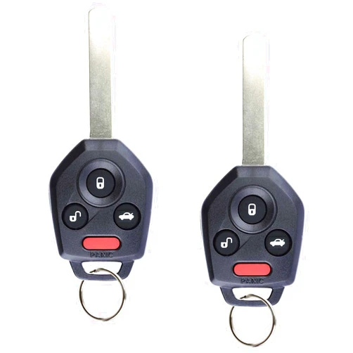 KeylessOption 2X KeylessOption Keyless Entry Remote Head Car Key Fob Control 4-Button High Security Replacement for 2011-2014 Subaru Legacy Outback (CWTWB1U811, 57497AJ10A, 4D 60)